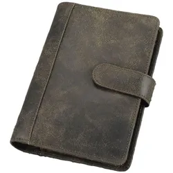 Bind, Agenda, Systemplaner Manager A6 Nappaleder ohne Kalendarium schwarz (A6)
