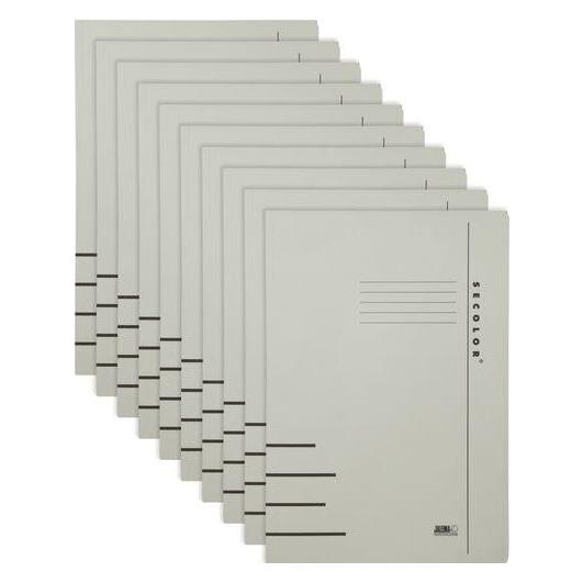 Tarifold Klemmmappe Djois Secolor Folio 3103707 Pappe 250 mm x 350 mm Grau (Folio) (3103707)