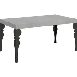 Itamoby Paxon Ausziehtisch 160/264x90 cm, Beine aus Beton anthrazit