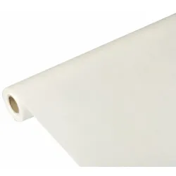 1 Papstar Vlies Tischdecke, weiss `soft selection` 10 x 1,18 m, 82305