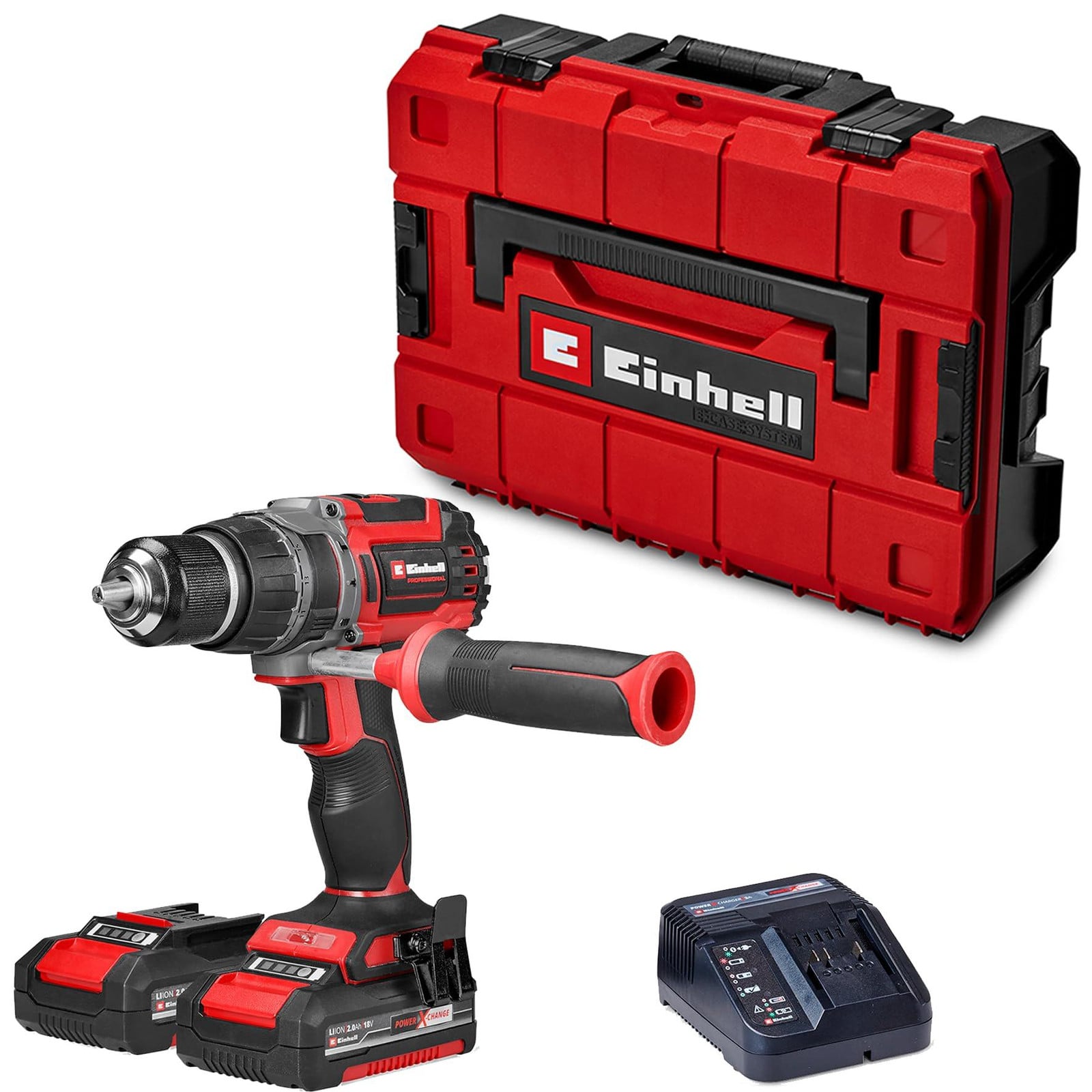 Einhell TP-CD 18/70 Li-i BL Schroefboormachine met pistoolgreep, borstelloos, zwart/rood