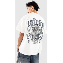 Vitriol Satans Best Friend Boxy T-Shirt blanc white Gr. L