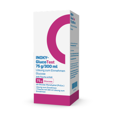 MIDAS Pharma GmbH INOKY-GlucoTest 75 g/300 ml Lösung z.Einnehmen 300 ml 19683378