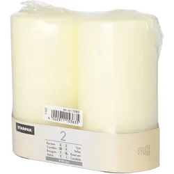 PAPSTAR Stumpenkerze 15 cm elfenbein