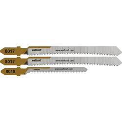 Wolfcraft 2391000 1 Projektset Stichsägeblätter Möbelbau 1 Set
