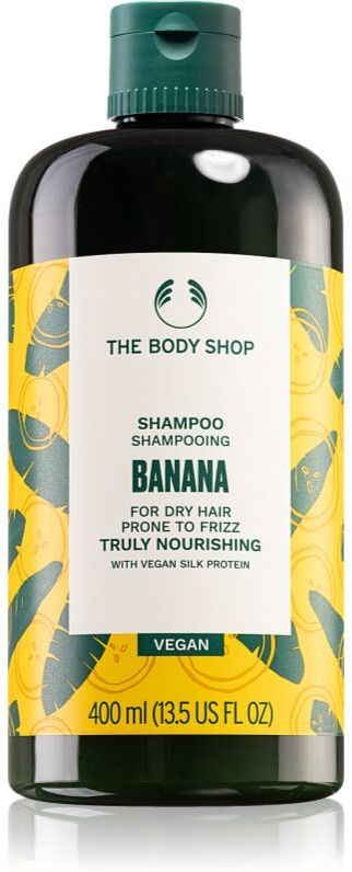 The Body Shop Banana Shampoo shampoing hydratant pour cheveux secs 400 ml