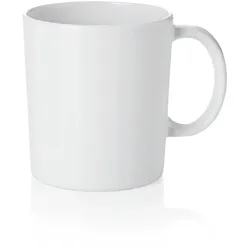 24x Becher Obertrasse Kaffetasse 350 ml weiß Melamin bruchfest