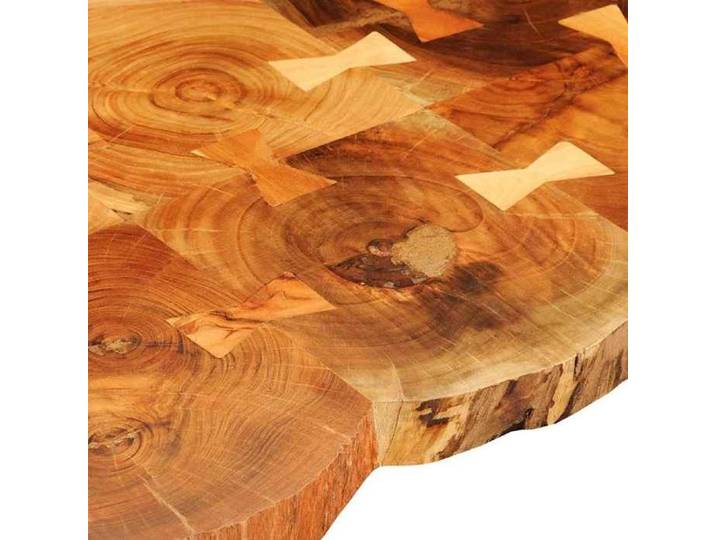 Elégance-Chic Table basse 6 troncs - 35 cm - Bois - Petite table salon_001782223