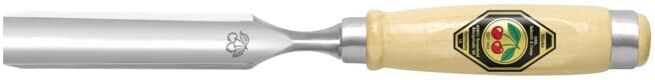 Gouge l. de coupoir 10 mm avec 2 viroles acier manche en hêtre blanc ; KIRSCHEN (1431010)
