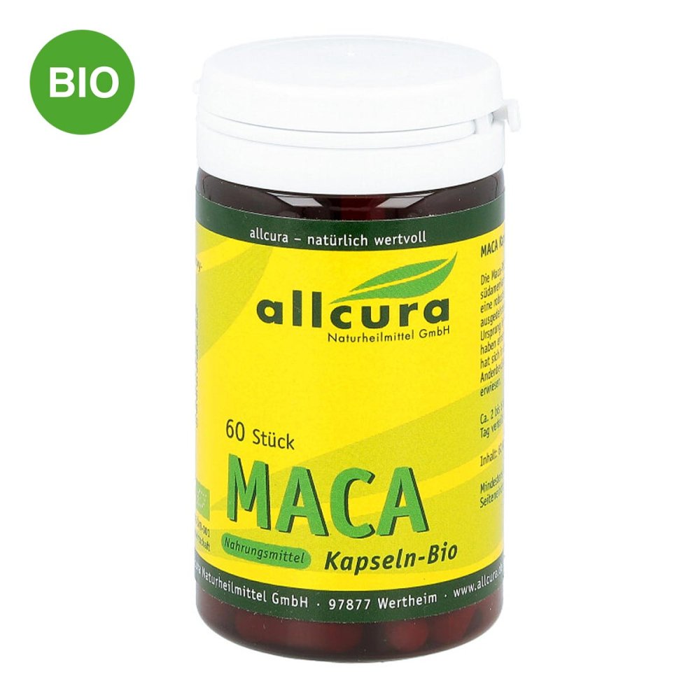 allcura Naturheilmittel GmbH Maca Kapseln 500 mg 00744485