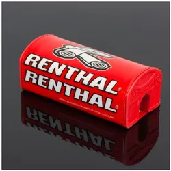 Renthal, Motorrad Zubehör, Fatbar Pad Roter Lenkerschwamm Mit Renthal-Logo