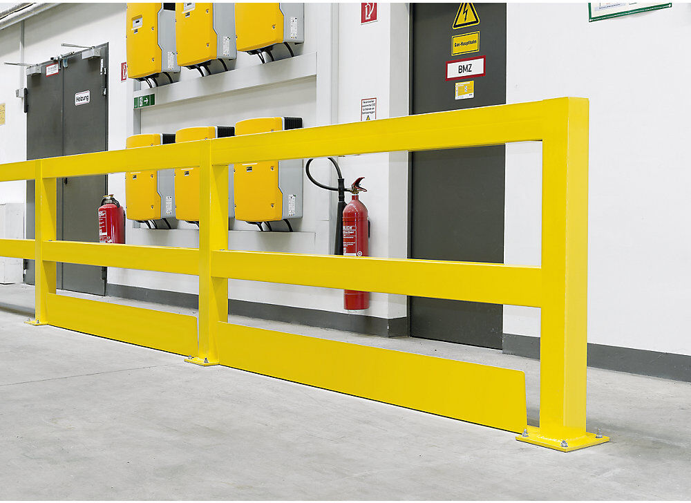 Unterfahrschutz-Winkel aus Stahl, BxH 200 x 100 mm, zum Aufdübeln, Länge 880 mm Black Bull