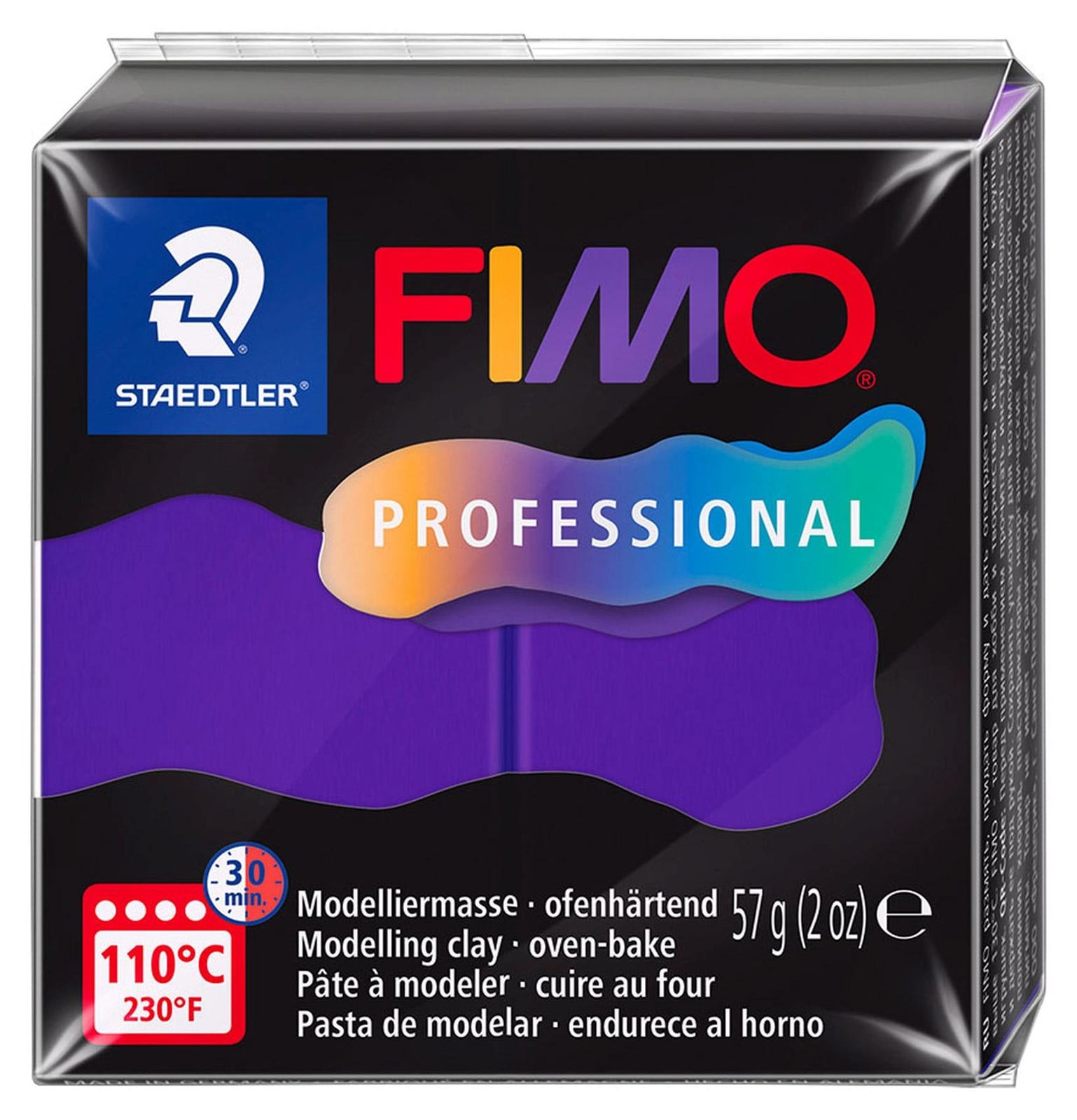 Staedtler Fimo Professional Modelklei, 57g, paars