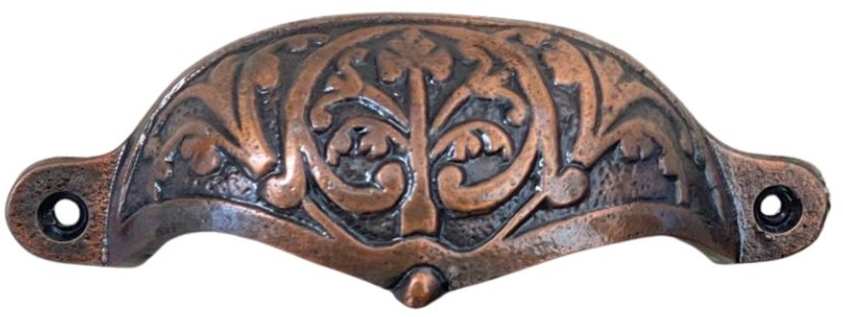 Fancy Cup Pull Handle Ironmongery World Antique Copper