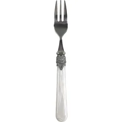 Chic Antique Linas Kuchengabel mit silber Deko, L17 cm, perlmut