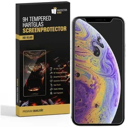 2x 9H Hartglas für iPhone XS Panzerfolie Displayschutz Schutzglas Schutzfolie KLAR Panzerglas