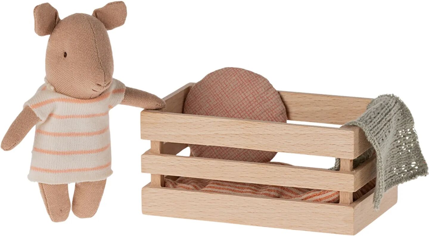 Maileg Bébé cochon dans sa caissette - Fille Multicolore taille unique
