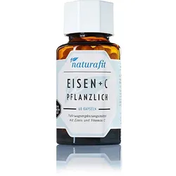 NATURAFIT Eisen plus C pflanzlich Kapseln 60 St