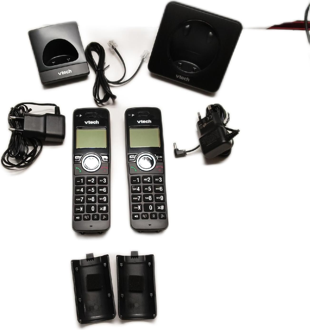 VTech ES2001 Draadloze DECT telefoonset met 2 handsets en blokkeerfunctie