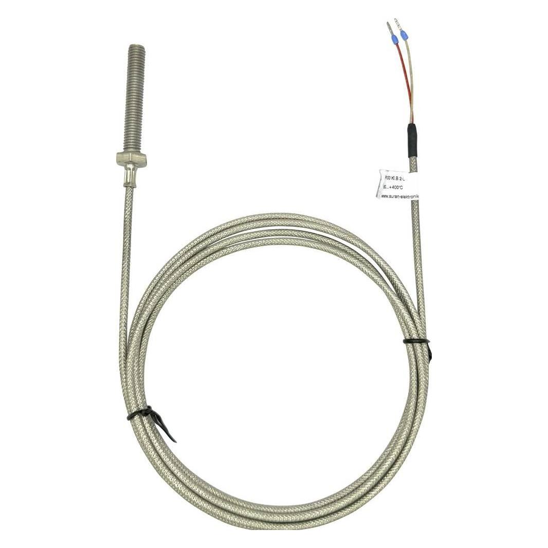 Enda Temperatursensor K4-PT100-M8x50-2M Fühler-Typ Pt100 Messbereich Temperatur (K4-PT100-M8x50-2M)