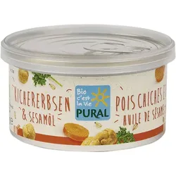 Pural Aufstrich Kichererbse-Sesamöl bio
