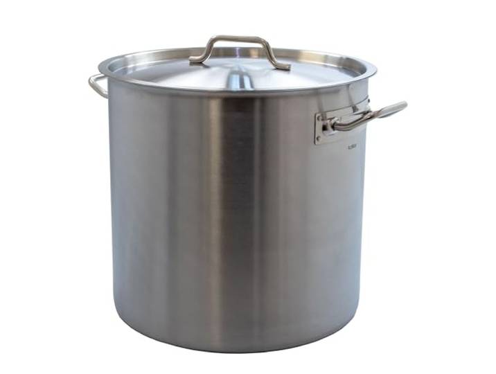 AcMax Kochtopf Gastrotopf Topf 36 Liter Edelstahl mit Deckel Großküche Gastronomie