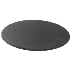 Servierplatte Stoney in Schwarz Ø ca. 40cm