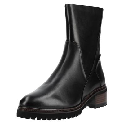 Stiefelette EVERYBODY "Everybody Stiefelette Leder", Damen, Gr. 38, schwarz, Leder, Schuhe Stiefelette