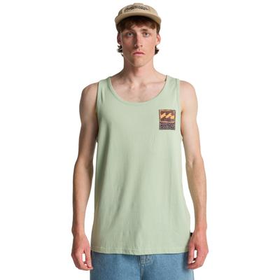 Tanktop BILLABONG "Stamp", Herren, Gr. S, vintage grün, Obermaterial: 100% Baumwolle., Tops Tanktop
