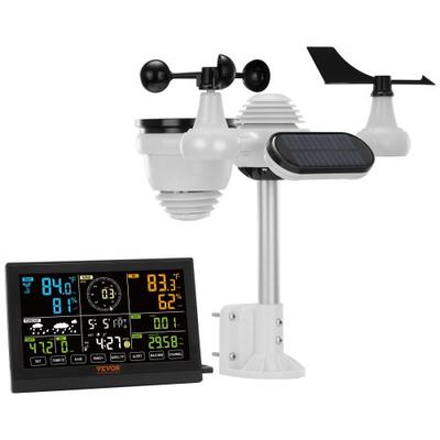 7 in 1 Wireless Weather Station With 7.5" Display, Rain Gauge & Forecast Alerts 7 in 1 Wireless Weather Station With 7.5" Display, Rain Gauge & Forecast Alerts