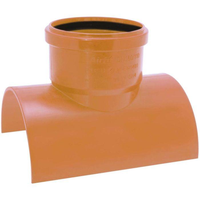 Airfit Klebeabzweig 165110KA DN 160 x 110 x 90°, PVC-U