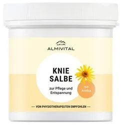 ALMIVITAL Kniesalbe zur Pflege und Entspannung strapazierter Knie 250ml Tiegel