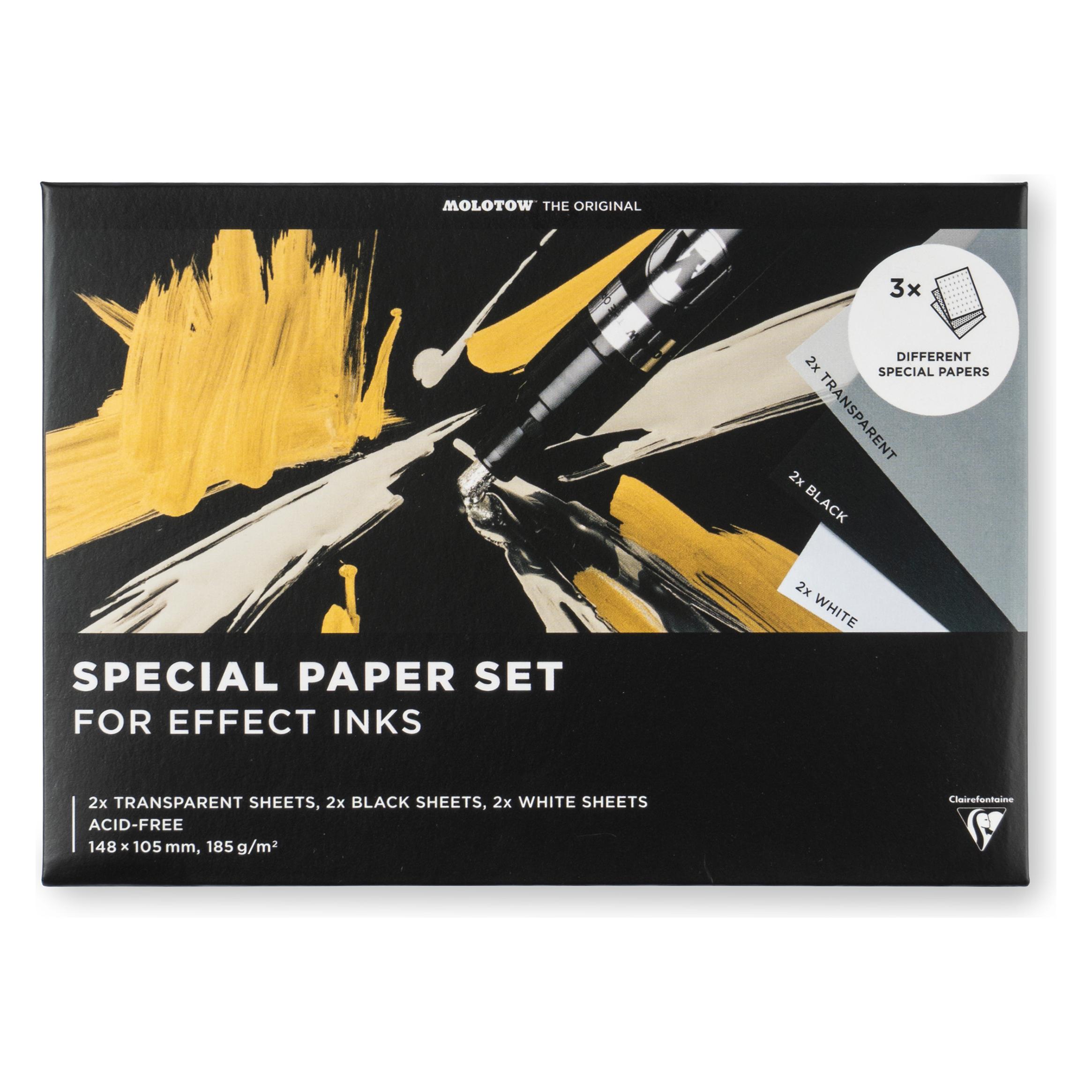 Molotow Zeichenpapier Special Paper Umschlag Set A6 (1x) (MO801221)