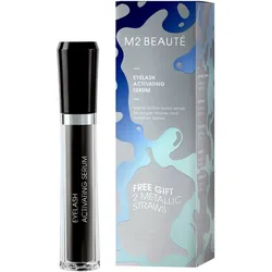 Artikel im Set M2Beauté Eyelash Activating Serum 4ml Summer Edition + 2 Trinkhalme Gratis