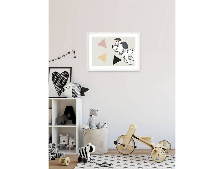 Wandbild 101 Dalmatiner Angles Landscape 70 x 50cm Multicolor