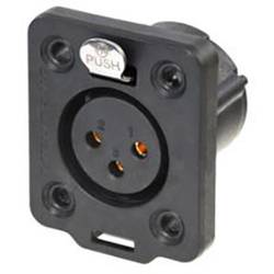 Neutrik NC3FDX-TOP - 3-Pol Einbaubuchse, TRUE Outdoor geschützt (TOP)