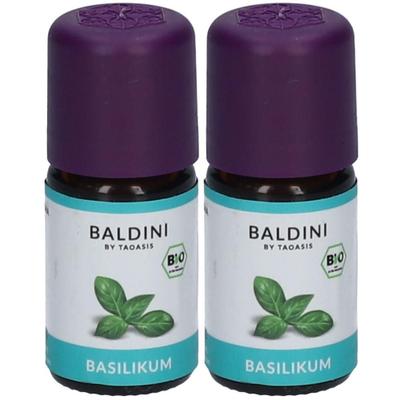 Baldini BioAroma Basilikum Bio/demeter Öl 2x 2x5 ml Ätherisches