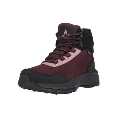 Stiefel WHISTLER "Atenst mit Spikes", Damen, Gr. 36, rot (dunkelrot), Lederimitat, Synthetik, Schuhe Stiefel, in rutschfester Qualität mit Spikes