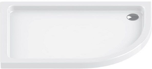 New Trendy Maxima Ultra brodzik asymetryczny posadzkowy lewy 100x80x6cm B-0334/L
