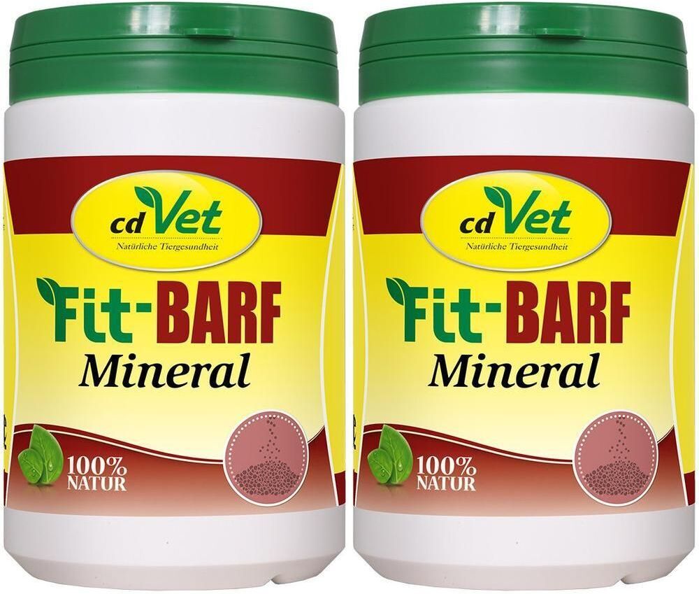 cdVet Fit-Barf Mineral Pulver f.Hunde/Katzen 2x 2x1000 g