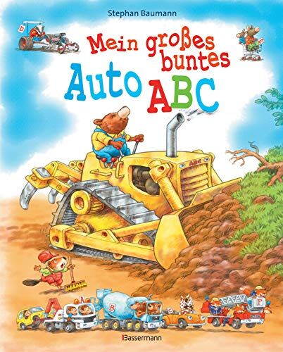 Stephan Baumann - Mein großes buntes Auto-ABC. Ab 4 Jahren: Buchstaben lernen mit Baggern, Traktoren, Feuerwehrwagen, Polizeiautos, Rennwagen und vielem mehr - Preis vom 14.10.2026 23:07:16 h
