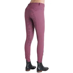MONTAR Damenreithose SKYE w/contrast, in der Farbe eggplant, Größe: 34