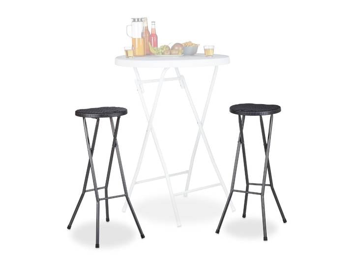 Barhocker klappbar BASTIAN Schwarz