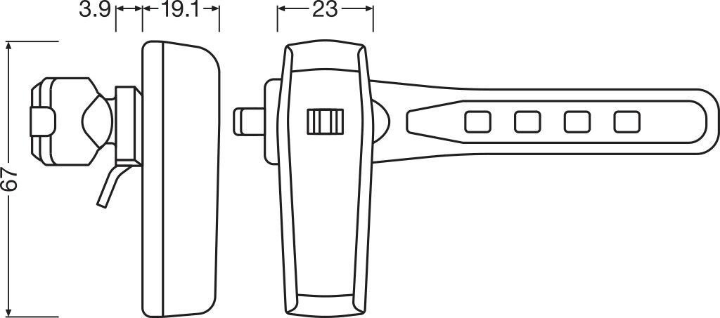 Osram Leuchtensatz, Fahrrad Ledbrl102