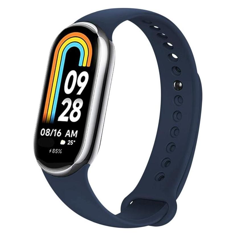 Fixed - Silicone Strap - Xiaomi Mi Band 8 / 8 NFC / 9 / 9 NFC - Blue (Silicone) (FIXSSTB-1176-BL)