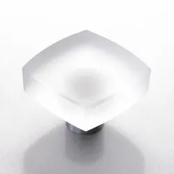 Design Möbelknopf 30mm, Kristall matt