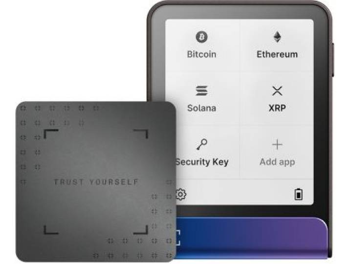 Ledger - Crypto Wallet Flex Recovery Key Neptune Blue