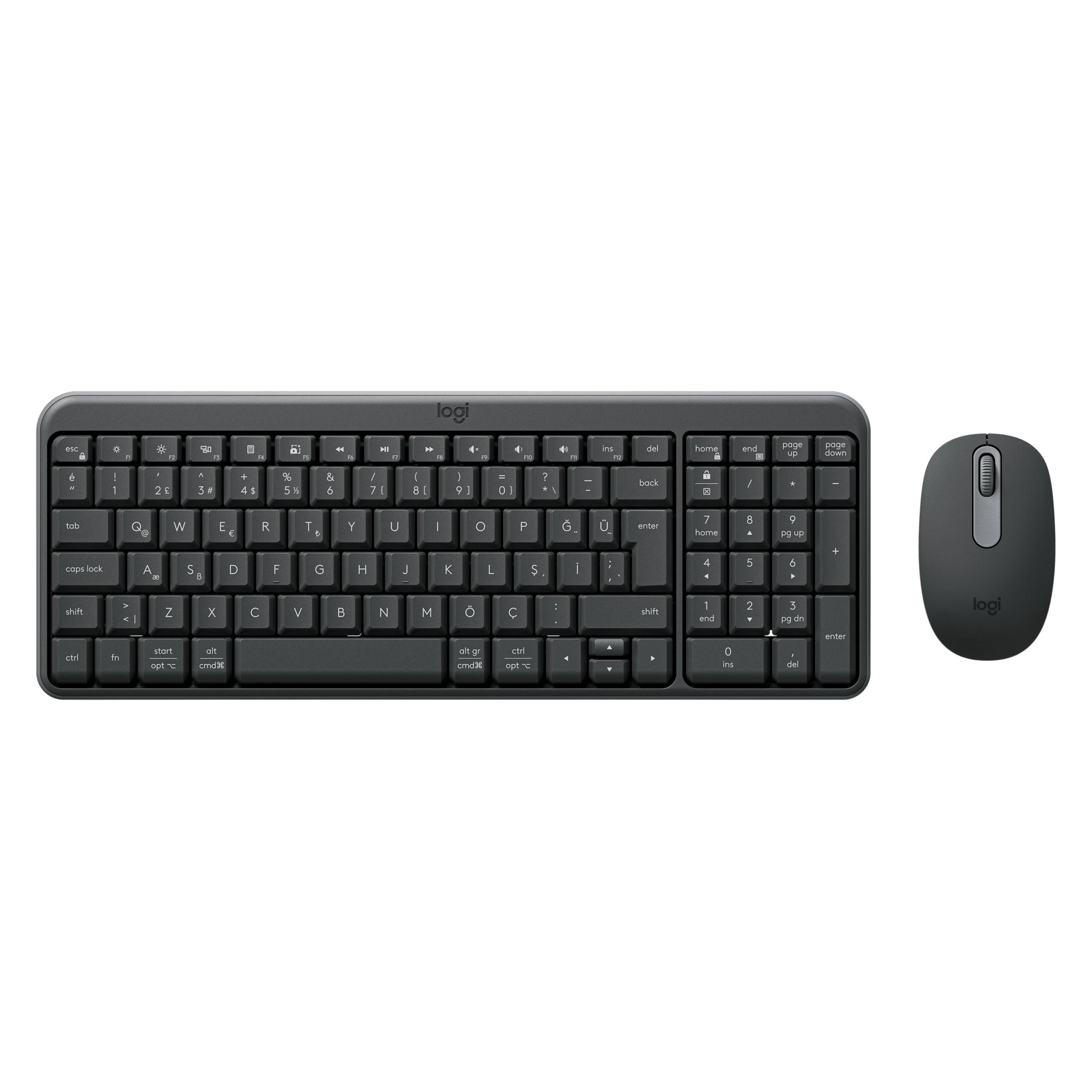 Logitech MK250 Compact (US, Kabellos) (920-013519)