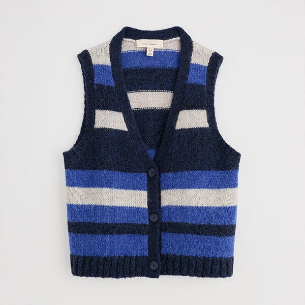 Seasalt Painter Vest Carvannel Ink Mix