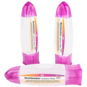 Ideen-mit-Herz Alleskleber Multikleber, 50g, ohne Lösungsmittel, transparent, 3 Stück